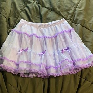 Purple tutu skirt